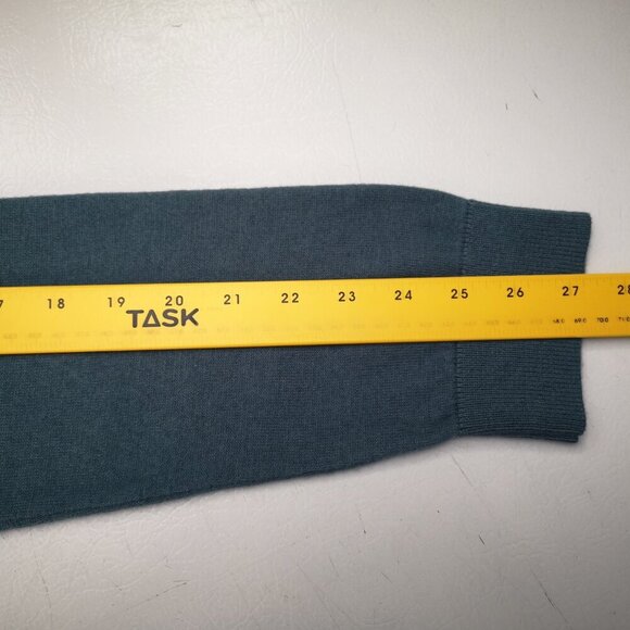 RW&CO Men's Size Large Windsor Blue Straight Fit Turtleneck Sweater - Picture 7 of 8